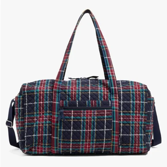 NWT Vera Bradley large travel dufie strap drop 22.0" w x 11.5" h x 11.5" d - Picture 1 of 11